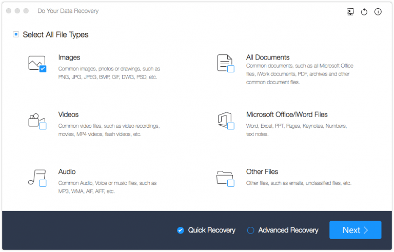 free data recovery for mac options