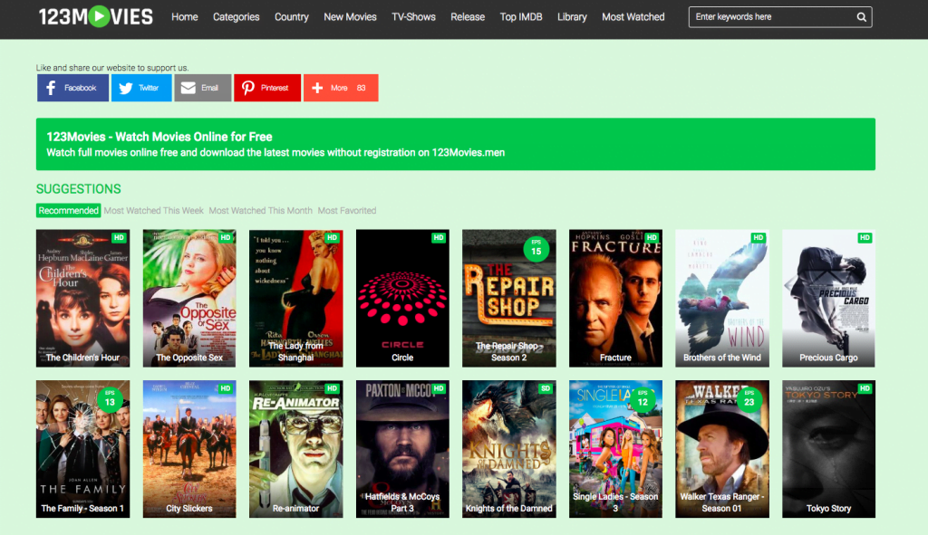 free movies download websites without registration in india