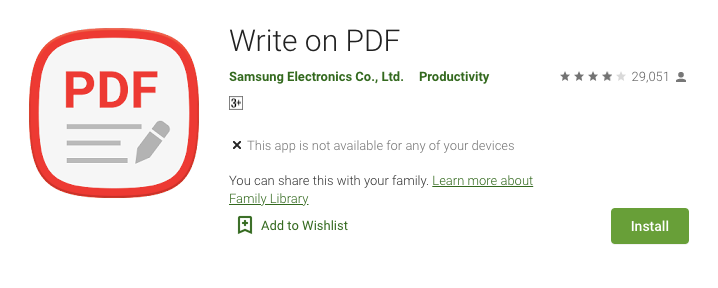 write on pdf app